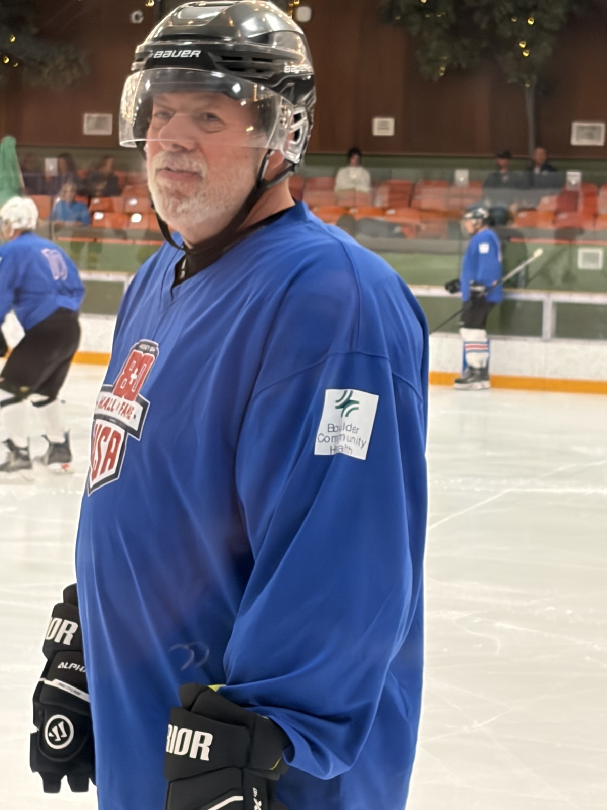 USA 80+ HOF final game action shot